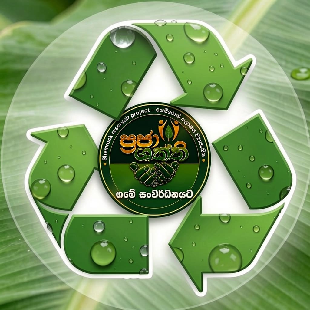 Praja Shakthi eco-friendly recycling badge